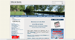 Desktop Screenshot of mairie-genlis.fr